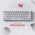 Redragon K630 Dragonborn 60% Wired RGB Gaming Keyboard - Black\\White
